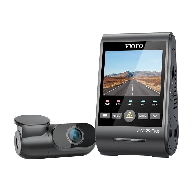 VAIZDO REGISTRATORIUS VIOFO A229 PLUS 2CH 2K + 2K WiFi GPS A229 PLUS 2CH-G