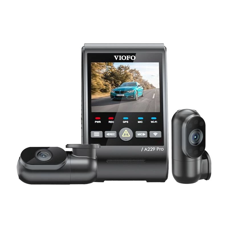 Vaizdo registratorius VIOFO A229 PRO 3CH 4K + 2K + 1080P WiFi GPS