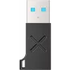 Unitek USB-C į USB-A adapteris A1049ABK01 — juodas, USB-C (motina) į USB-A (tėvas) kompaktiškas adapteris