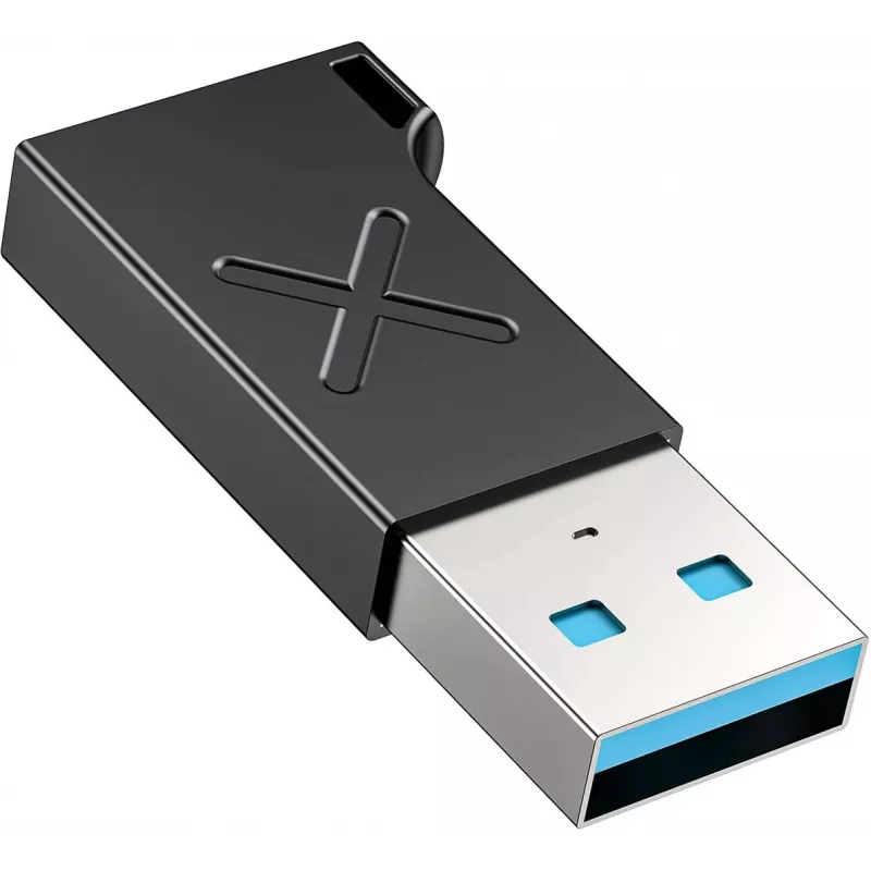 Unitek USB-C į USB-A adapteris A1049ABK01 — juodas, USB-C (motina) į USB-A (tėvas) kompaktiškas adapteris