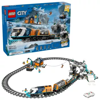 LEGO CITY 60470 Tyrėjų Arkties poliarinis ekspresas traukinys