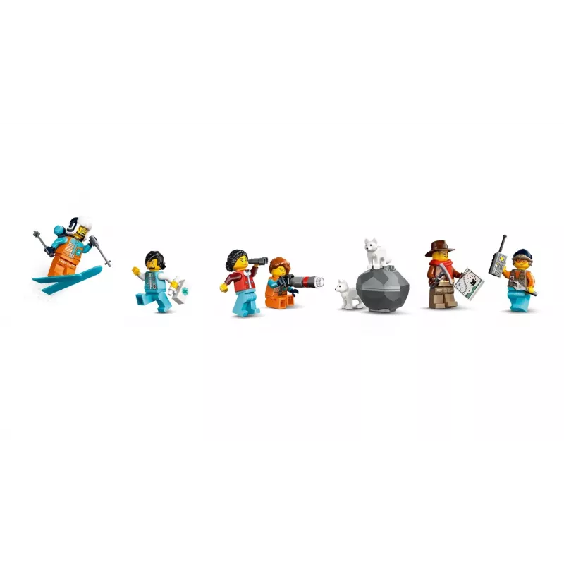 LEGO CITY 60470 Tyrėjų Arkties poliarinis ekspresas traukinys