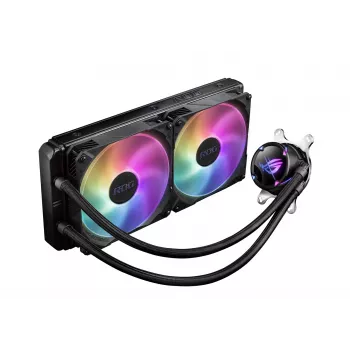 ASUS ROG STRIX LC II 280 ARGB procesoriaus skysčio aušintuvas 14 cm juodas