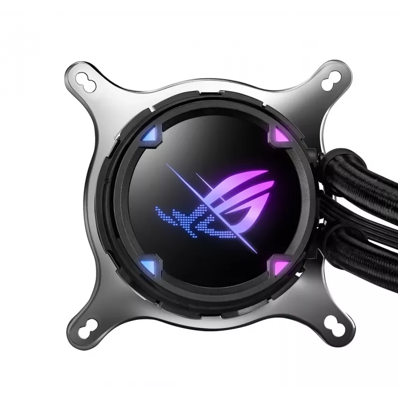 ASUS ROG STRIX LC II 280 ARGB procesoriaus skysčio aušintuvas 14 cm juodas