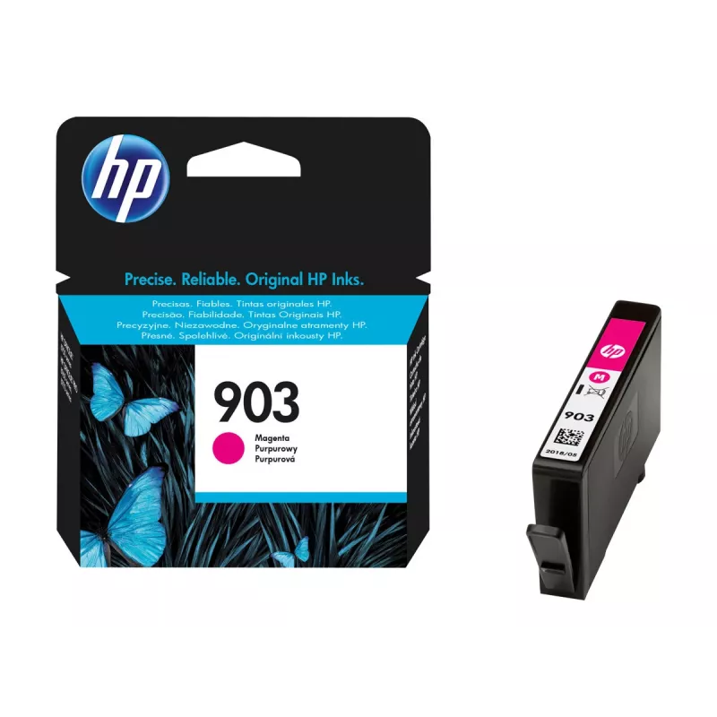 HP 903 Originali rašalo kasetė, rausvai raudona (magenta), 315 puslapių