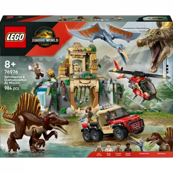 LEGO JURASSIC WORLD 76976 Spinozauras ir Kecalkoatlas – Oro misija