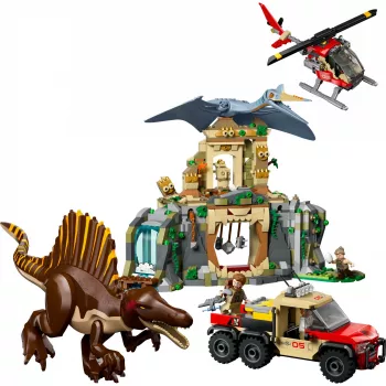 LEGO JURASSIC WORLD 76976 Spinozauras ir Kecalkoatlas – Oro misija