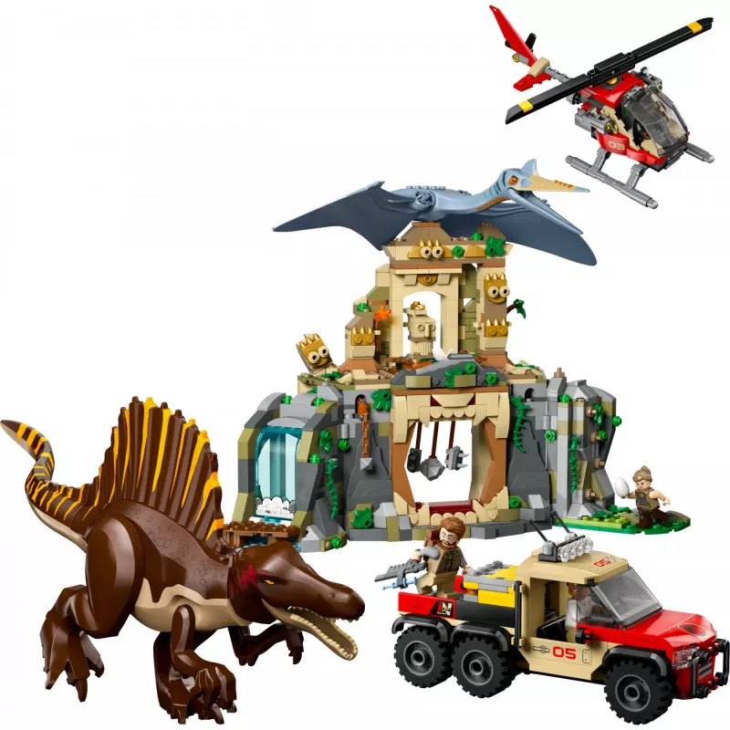 LEGO JURASSIC WORLD 76976 Spinozauras ir Kecalkoatlas – Oro misija