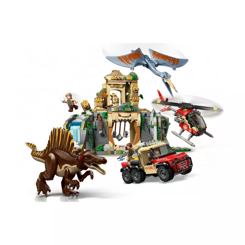LEGO JURASSIC WORLD 76976 Spinozauras ir Kecalkoatlas – Oro misija