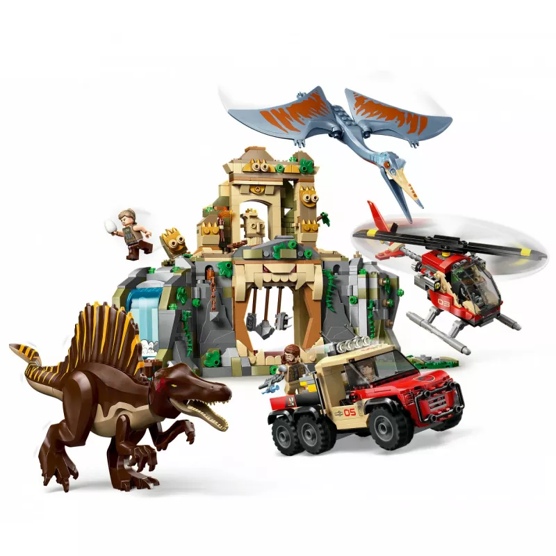 LEGO JURASSIC WORLD 76976 Spinozauras ir Kecalkoatlas – Oro misija