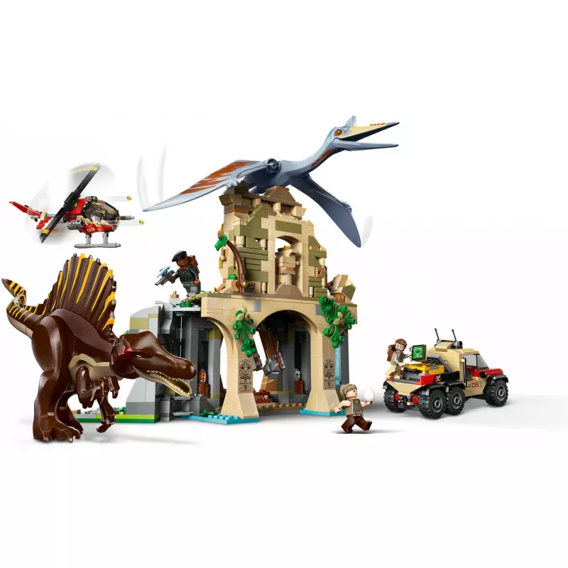 LEGO JURASSIC WORLD 76976 Spinozauras ir Kecalkoatlas – Oro misija