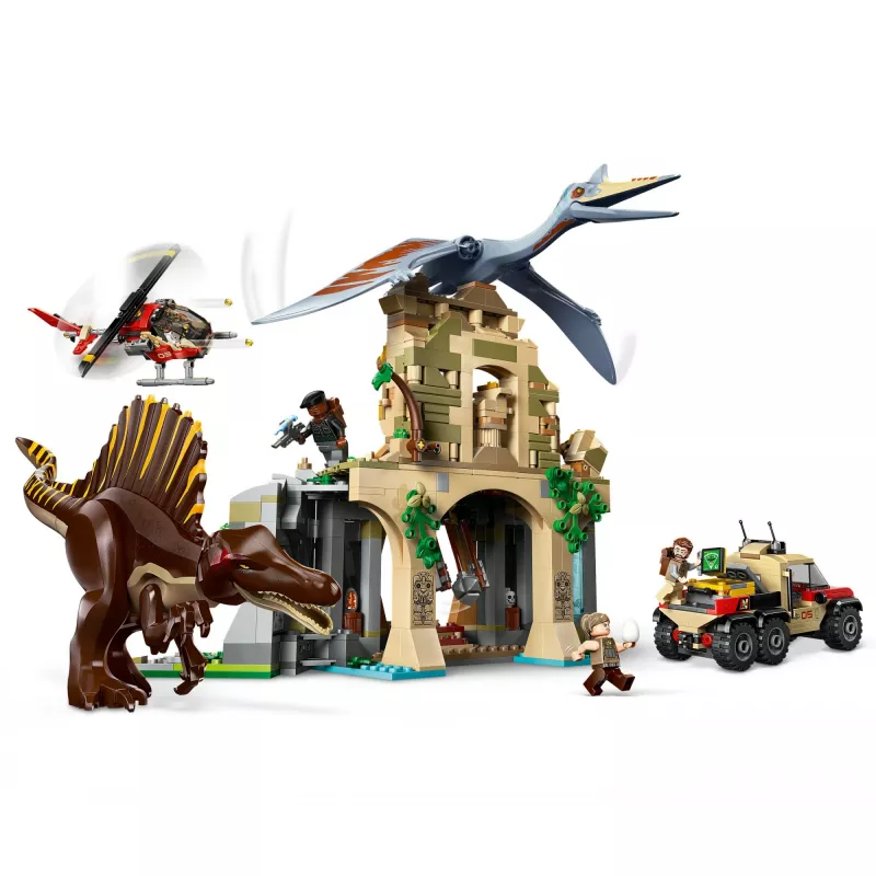 LEGO JURASSIC WORLD 76976 Spinozauras ir Kecalkoatlas – Oro misija