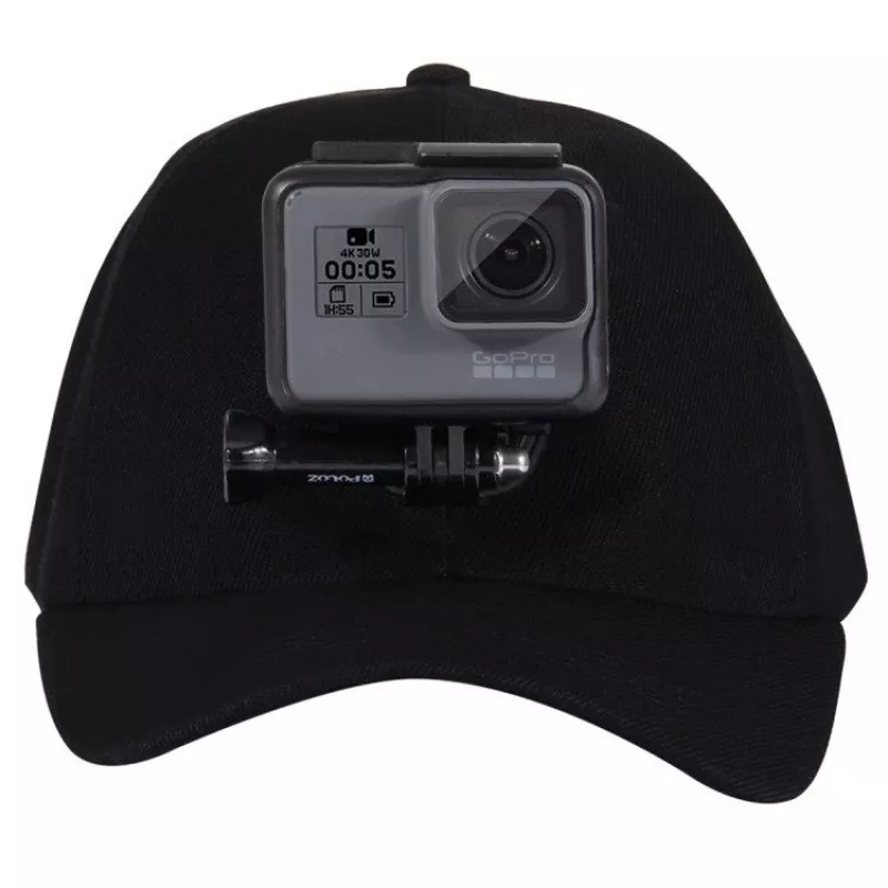 PULUZ kepurė su sportinės kameros laikikliu (DJI, GoPro, Insta360)