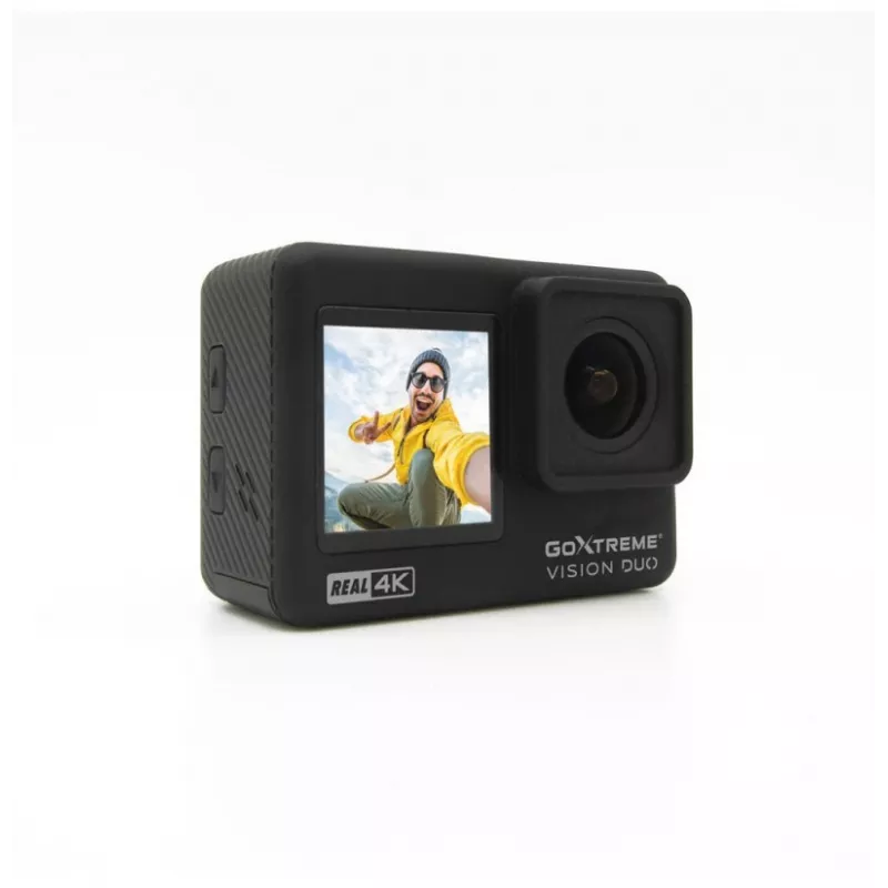 Veiksmo kamera EASYPIX GoXtreme Vision DUO 4K | 4K vaizdo įrašas | 30 m vandeniui | Dvigubas ekranas | Wi-Fi