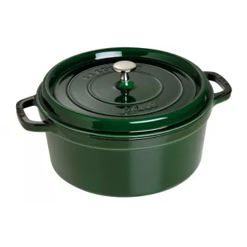 Staub 40503-109-0 silikoninis teptuvas, juodas, su medine rankena