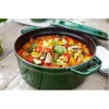 Staub 40503-109-0 silikoninis teptuvas, juodas, su medine rankena