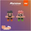 Konstrukciniai blokeliai Marioinex Blocks Waffle mini Šiukšliavežis 14 dalių 903131