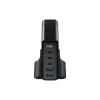 HAVIT Travel Charger UCLE004 EU 140W penkių prievadų GaN įkroviklis juodas