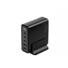 HAVIT Travel Charger UCLE004 EU 140W penkių prievadų GaN įkroviklis juodas