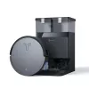 Robotinis dulkių siurblys Ecovacs Deebot X8 Omni — juodas, 5200 mAh baterija, 128 min veikimo laikas, dulkių maišelis 0,22 l, šlapias valymas, automatinė bazinė stotelė