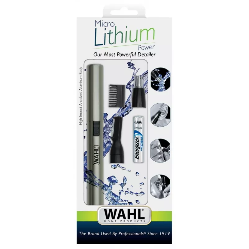 Wahl 5640-1016 Micro Lithium ausų, nosies ir antakių trimeris