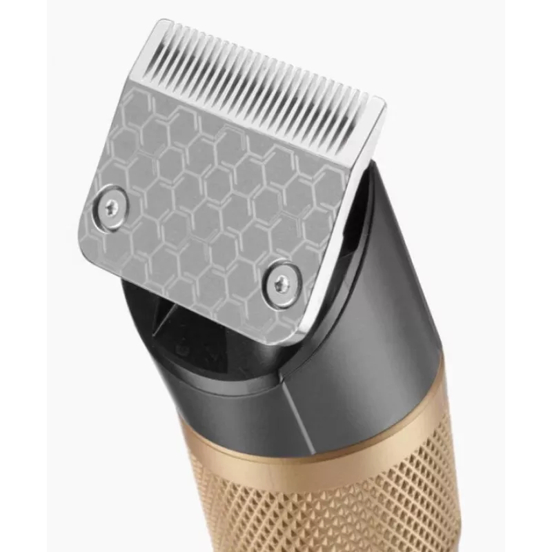Plaukų kirpimo mašinėlė BaByliss E987E Gold Granite – įkraunama Li-Ion, 8 ilgio pakopos, 0,6 mm–28 mm, vandeniui atspari