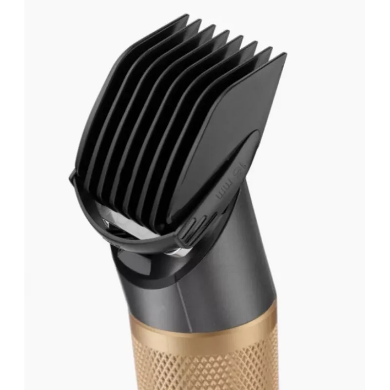 Plaukų kirpimo mašinėlė BaByliss E987E Gold Granite – įkraunama Li-Ion, 8 ilgio pakopos, 0,6 mm–28 mm, vandeniui atspari