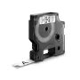 DYMO D1 Durable juosta - juoda ant baltos - 12mm
