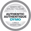 DYMO D1 Durable juosta - juoda ant baltos - 12mm