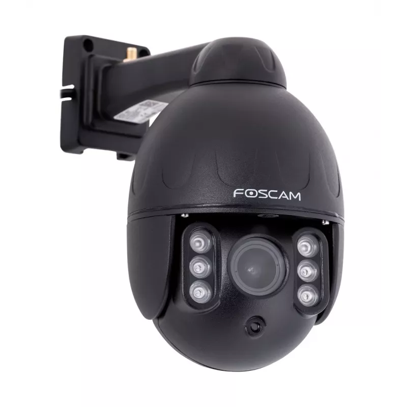 IP stebėjimo kamera Foscam SD4 kupolas 4 MP (2304×1536), 4x optinis priartinimas, WDR, IR 50 m, Wi‑Fi, PoE/ETH, MicroSD iki 256 GB