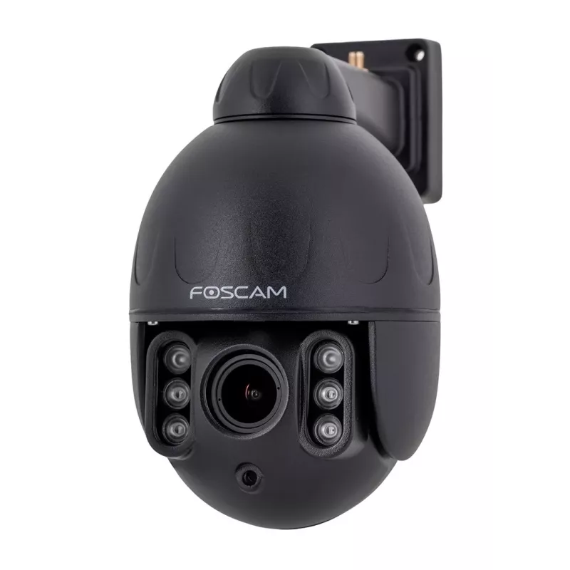 IP stebėjimo kamera Foscam SD4 kupolas 4 MP (2304×1536), 4x optinis priartinimas, WDR, IR 50 m, Wi‑Fi, PoE/ETH, MicroSD iki 256 GB