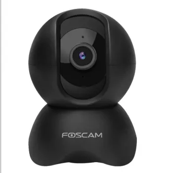 IP apsaugos kamera Foscam X5, lemputės forma, 5 MP (2560×1920), Wi‑Fi ir Ethernet, MicroSD iki 256 GB, 360° pasukimas/palenkimas, 6x skaitmeninis priartinimas, naktinis matymas 8 m