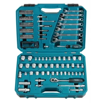 Makita E-06616 mechaniko įrankių rinkinys 120 dalių