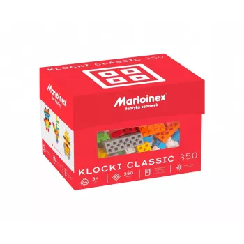 Konstruktorius Marioinex Classic 350 dalių – statybinis žaislų rinkinys, 350 vnt.