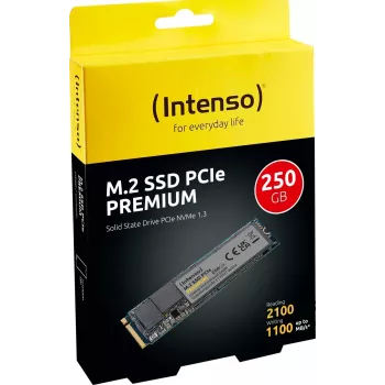 Intenso PREMIUM SSD 250GB vidinis M.2 2280 PCI Express 3.0 x4 (NVMe) (3835440)