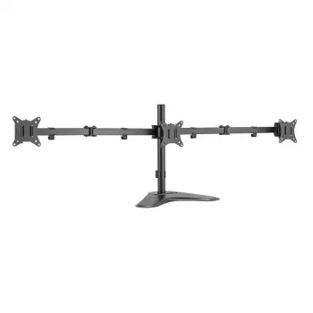 LOGILINK BP0174 Trigubas monitorių laikiklis 17-27 colių, kiekviena ranka 658 mm, su išmaniojo telefono laikikliu, aliuminis