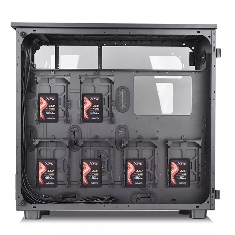 PC korpusas Thermaltake View 91 TG RGB Ultra Tower juodas