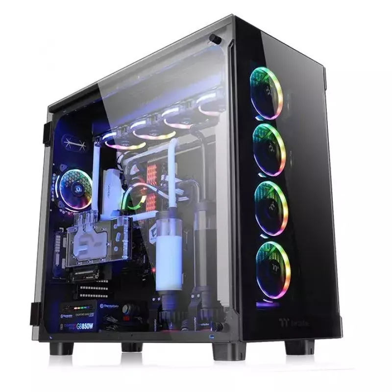 PC korpusas Thermaltake View 91 TG RGB Ultra Tower juodas