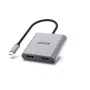 UNITEK V1404A 0.15 m USB-C į 2x DisplayPort vaizdo adapteris