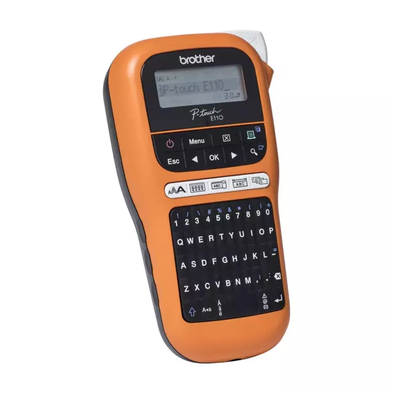 Etikečių spausdintuvas Brother PT-E110VP tiesioginis terminis spalva 180 x 180 DPI 20 mm/sek TZe QWERTY