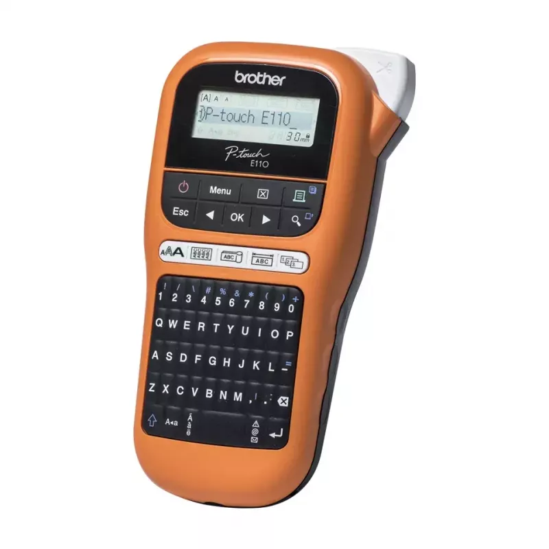 Etikečių spausdintuvas Brother PT-E110VP tiesioginis terminis spalva 180 x 180 DPI 20 mm/sek TZe QWERTY