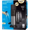 Gazuotas vandens gamintojas SODASTREAM DUO Black nerūdijantis plienas – namų gazuoto vandens sistema
