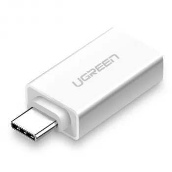 UGREEN USB-C į USB 3.0 A adapteris (moteriškas), baltas