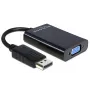 Delock Adapter DisplayPort (vyriškas) į VGA 15 kontaktų (moteriškas)