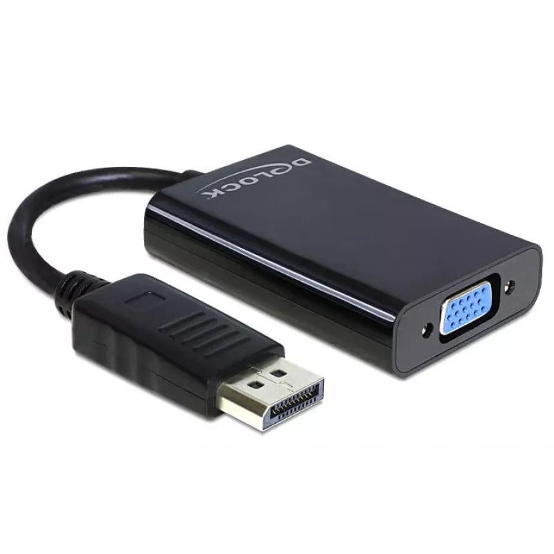 Delock Adapter DisplayPort (vyriškas) į VGA 15 kontaktų (moteriškas)