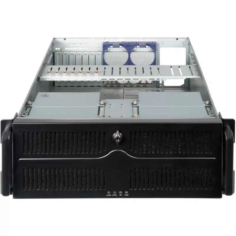 CHIEFTEC RACKMOUNT EATX BE MAITINIMO ŠALTINIO USB 3.0 JUODAS 4U