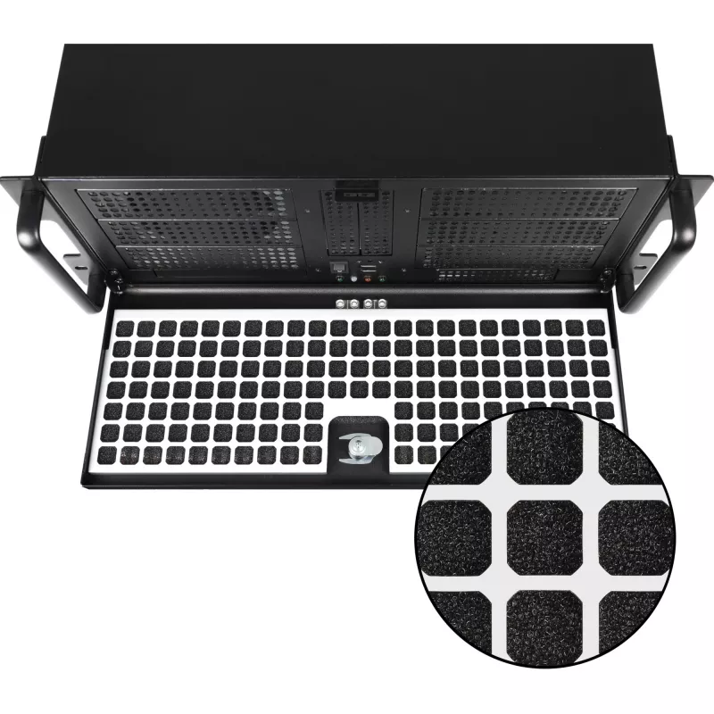 CHIEFTEC RACKMOUNT EATX BE MAITINIMO ŠALTINIO USB 3.0 JUODAS 4U