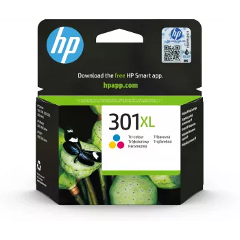 HP 301XL spalvota rašalo kasetė (blister) DesignJet 1050 All-in-One spausdintuvui
