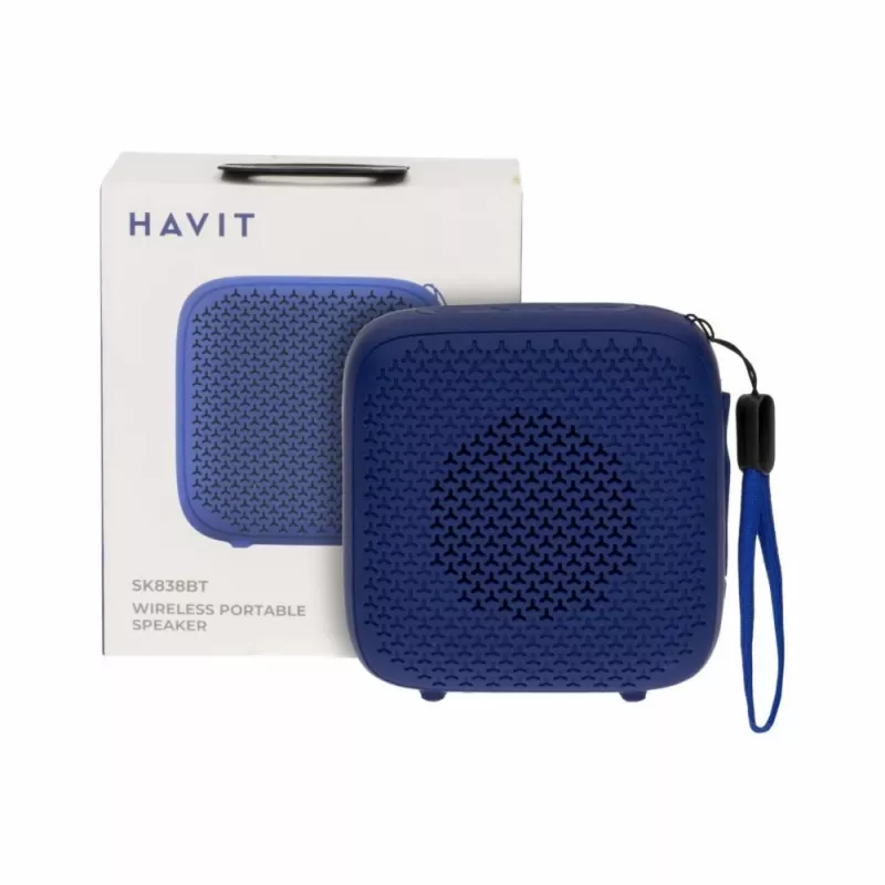 Havit SK838BT - belaidis bluetooth garsiakalbis, mėlynas