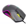 Havit MS1038 žaidimų pelė juoda Ambidextrinė USB 8000 DPI 7 mygtukai